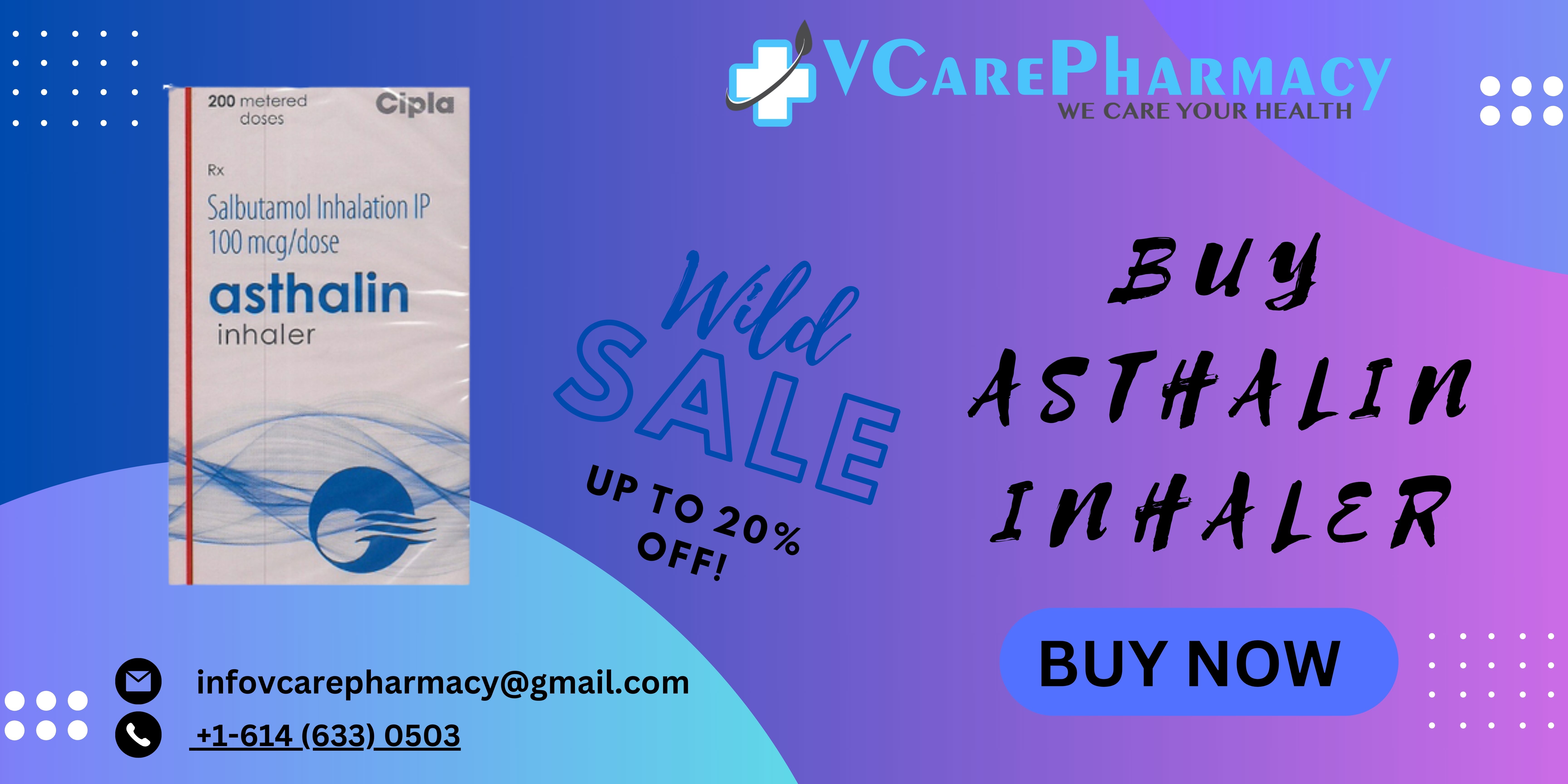 Don't Wait for Relief-  Buy Asthalin Inhaler Online for Quick Results